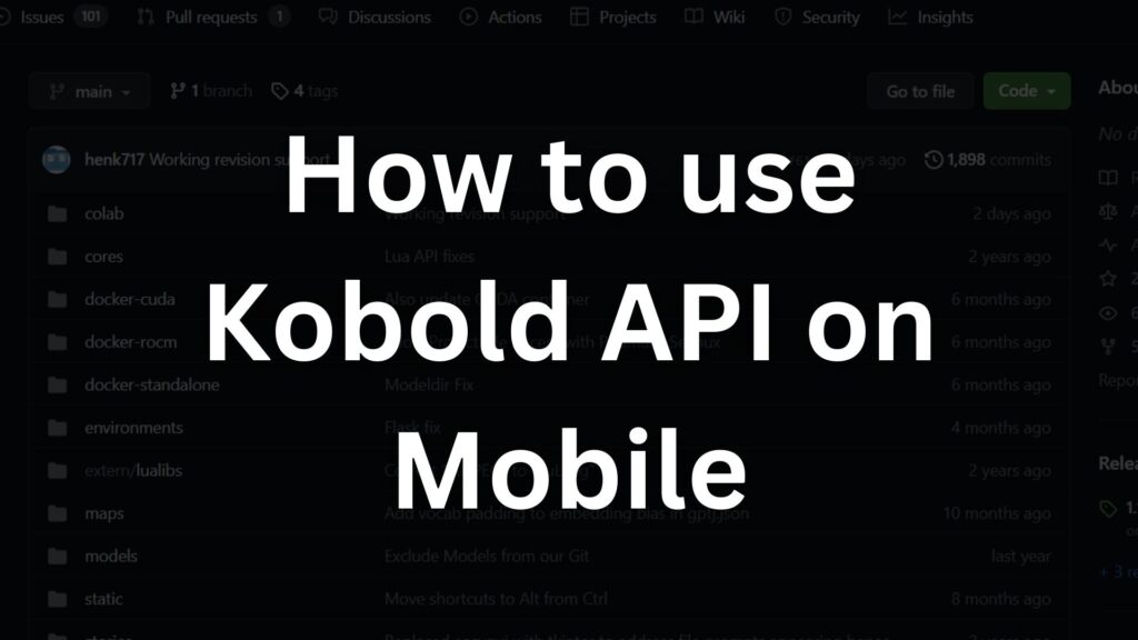 How to use Kobold API on Mobile