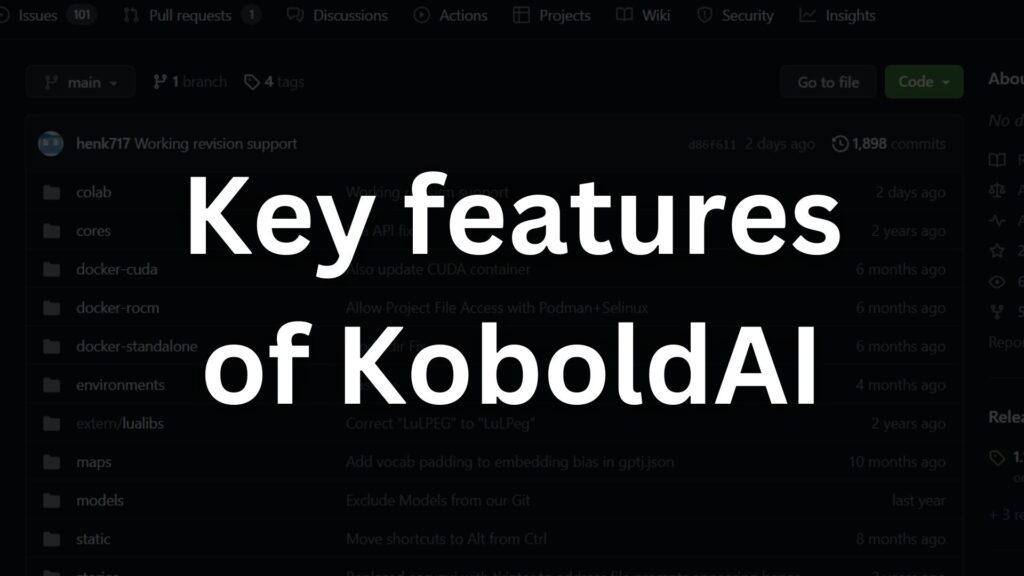 Key features of KoboldAI