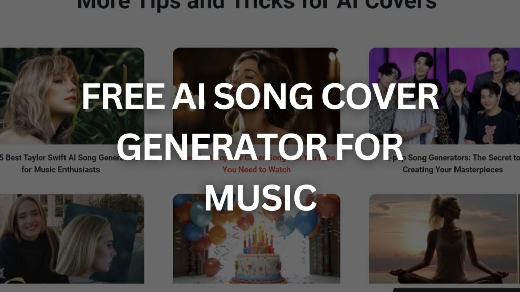 AI Cover Generator tool - Free AI Song Cover Generator for Music. FineShare Singify - Free AI Song Cover Generator for Music